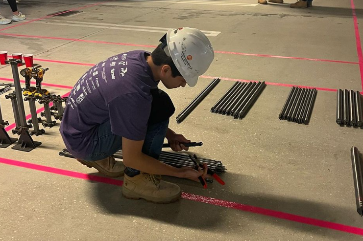 CITRA Student Austin Ramirez at the 2024 Southeast ASCE Student Symposium