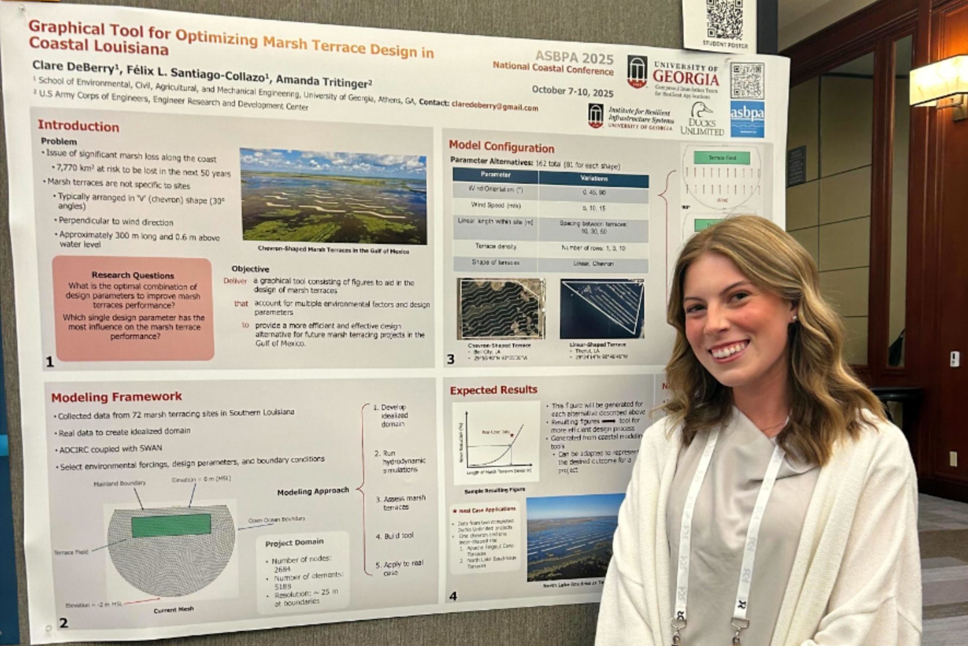 CITRA student Clare DeBerry presents at the ASBPA National Coastal Conference in Long Beach, California